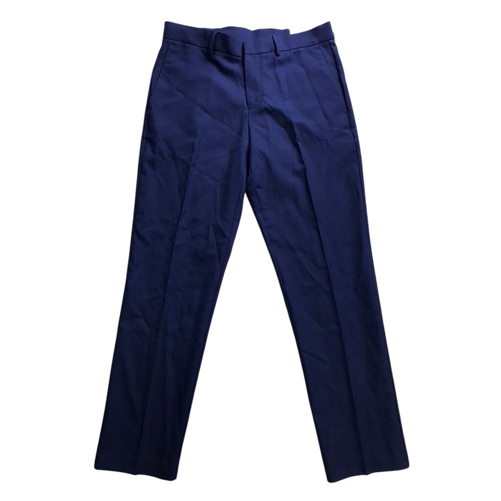 Perry Ellis Portfolio Essentials Dress Pants Mens 32x32 Blue Modern Fit Stretch